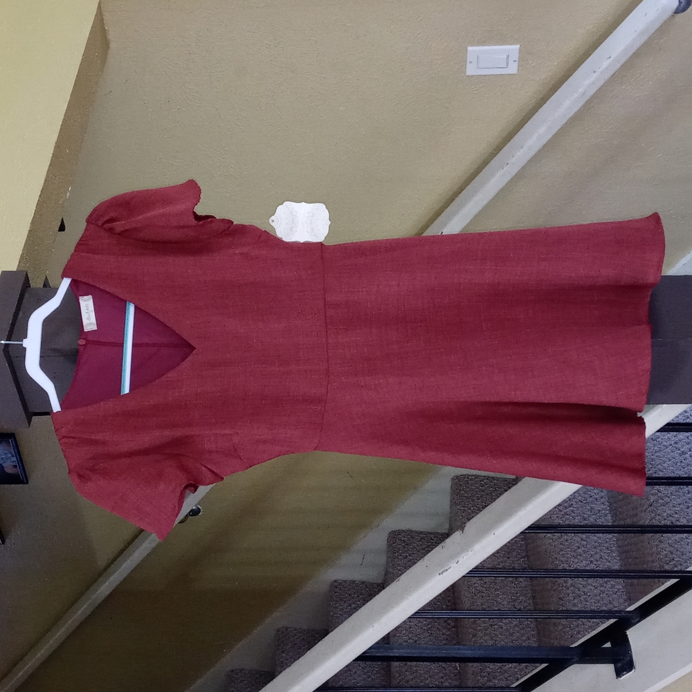 Altar'd State Apple Butter Mini Dress Women's Size Small NWT Copper Color